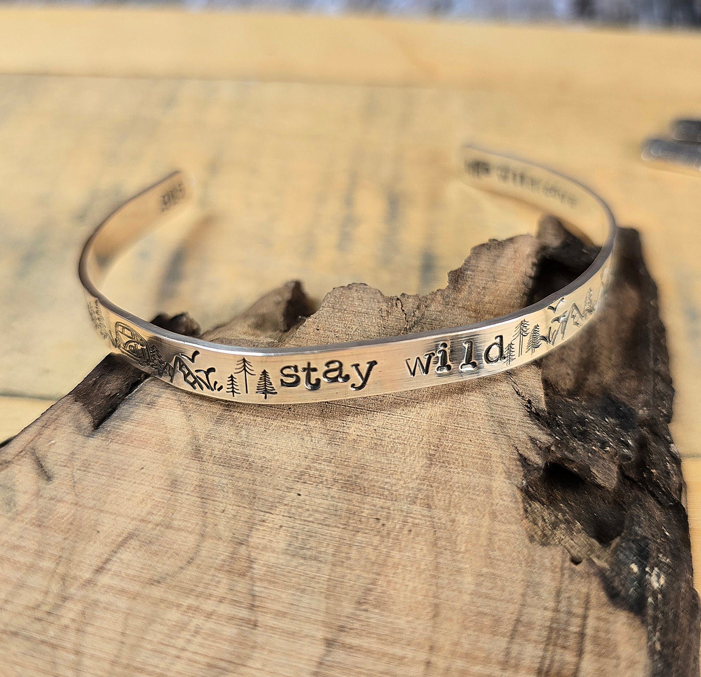 Stay Wild cuff bangle