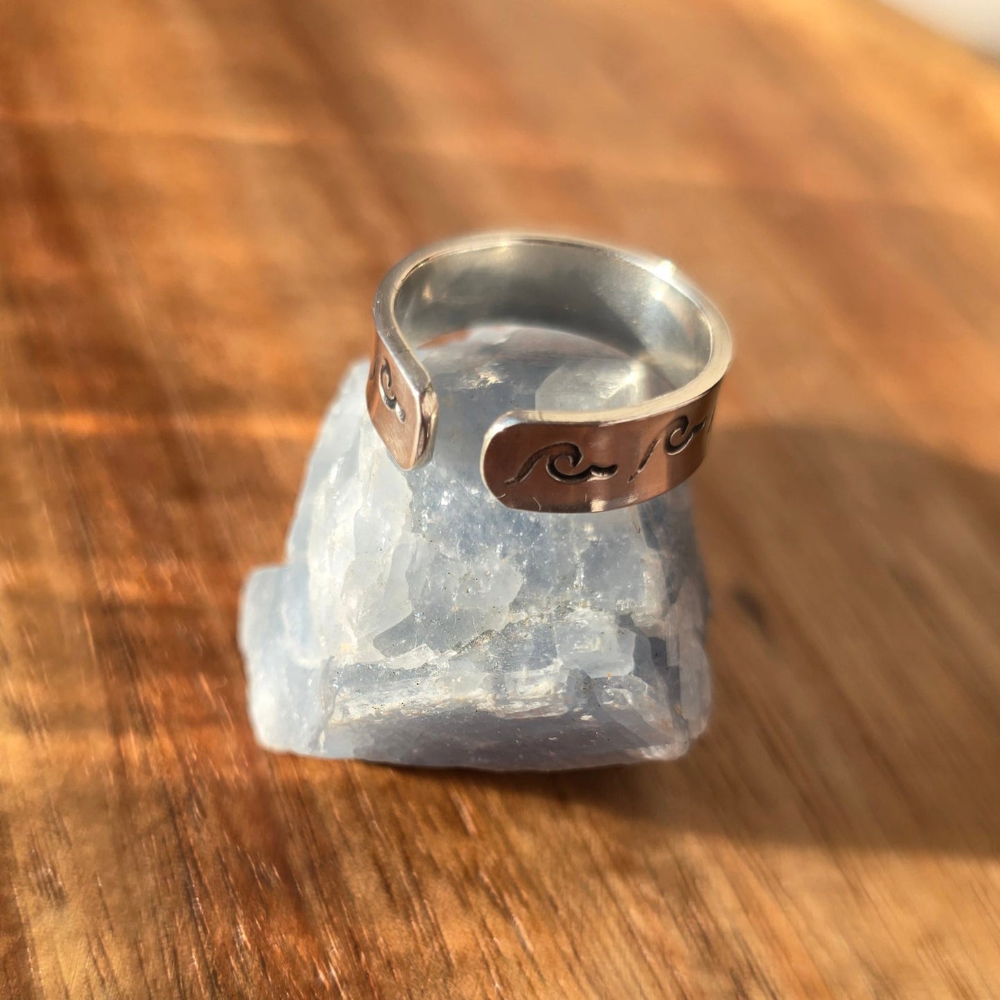 Waves for days cuff ring